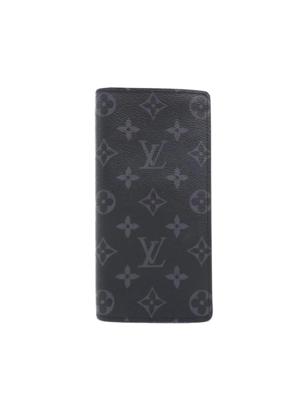 Louis Vuitton Monogram Eclipse Portefeuille Brazza Wallet